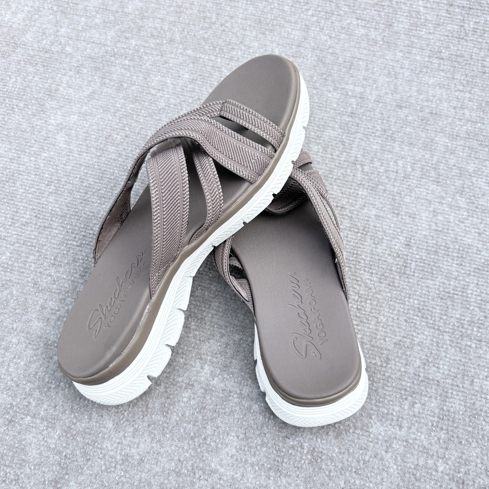 Skechers Cali Flex Appeal 4.0 Perfect 4 You Sandals Mocha Brown 119490 Womens